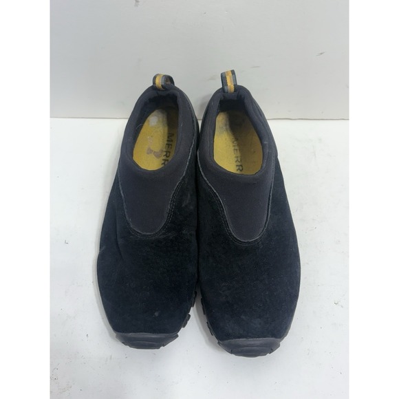 Merrell Satellite Moc Mens 9 Black Slip On Comfort Casual Clogs Shoes Loafers - Picture 2 of 7
